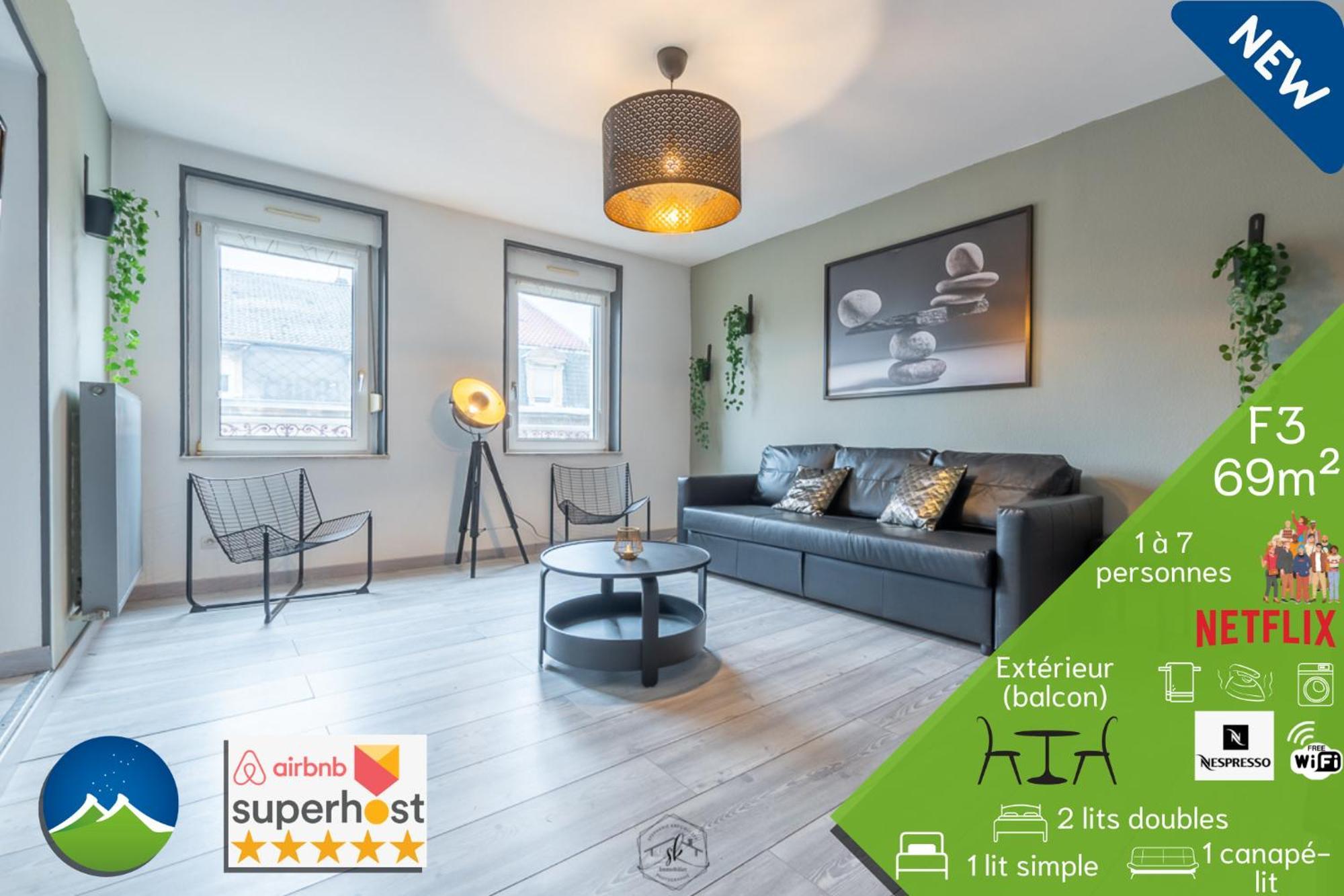 Studio & Appts - 1 A 4 Lits, 1 To 4 Beds - 1 A 7 Pers, 1 To 7 Pax - Confort, Flexibilite Hayange エクステリア 写真